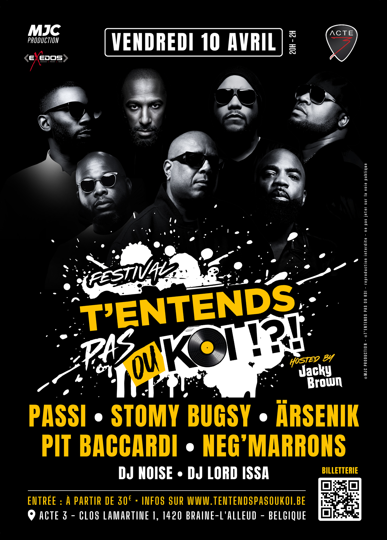 Affiche du Festival T'entends pas ou koi!?! 2026